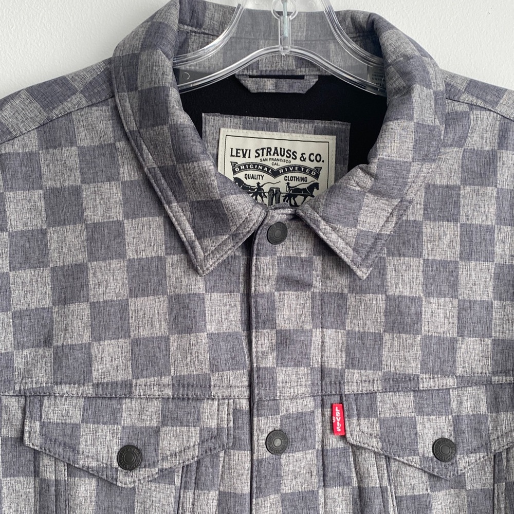 Levi's Soft Shell Classic Trucker Jacket Size Sma… - image 3